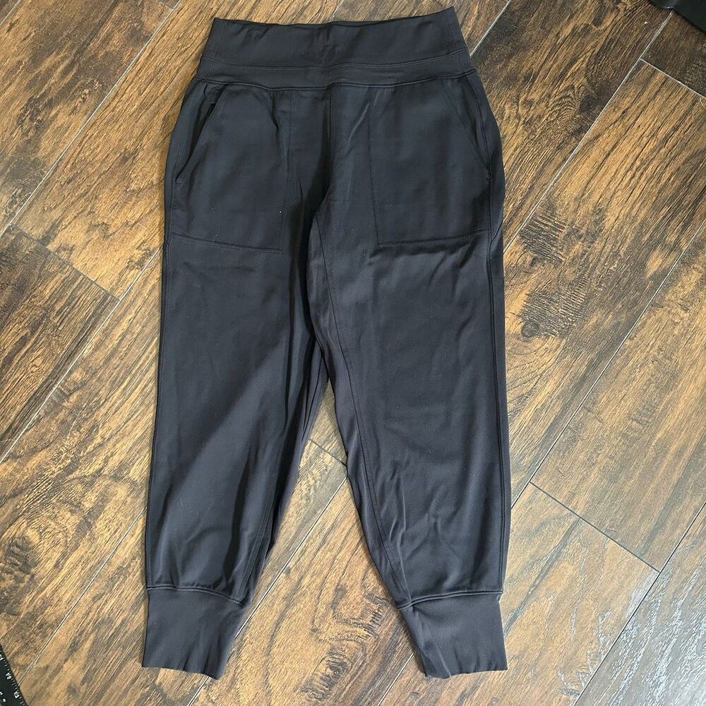 Athleta Venice Jogger Black High Rise Tapered Athletic Pants MP